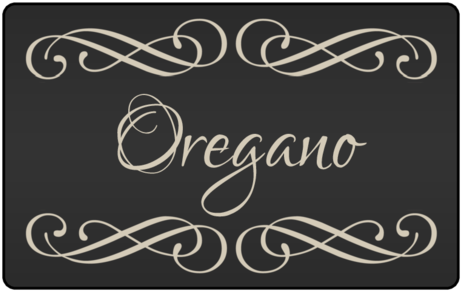 Calligraphic Spice Jar Labels Pre-designed Label Template - Pre Printed Spice Jar Labels (500x330), Png Download