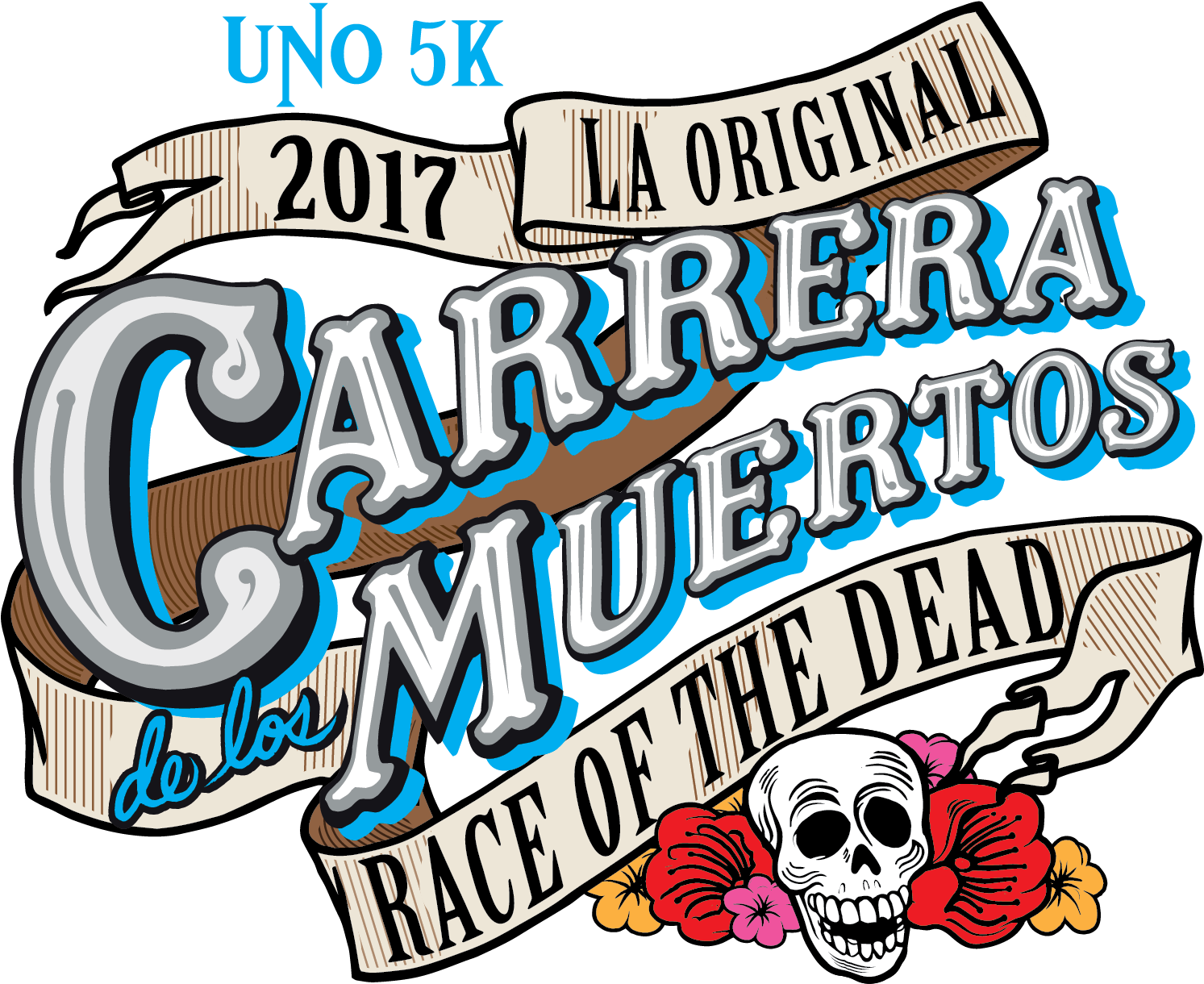 Uno Carrera De Los Muertos/race Of The Dead 5k - Carrera De Los Muertos (1650x1275), Png Download