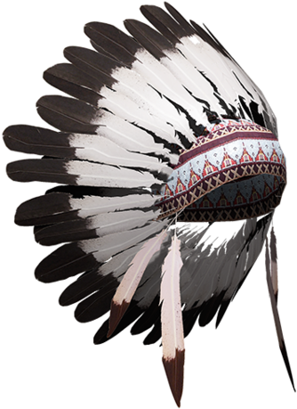 Indian Headdress - Tocado De Plumas Indio Png (480x480), Png Download