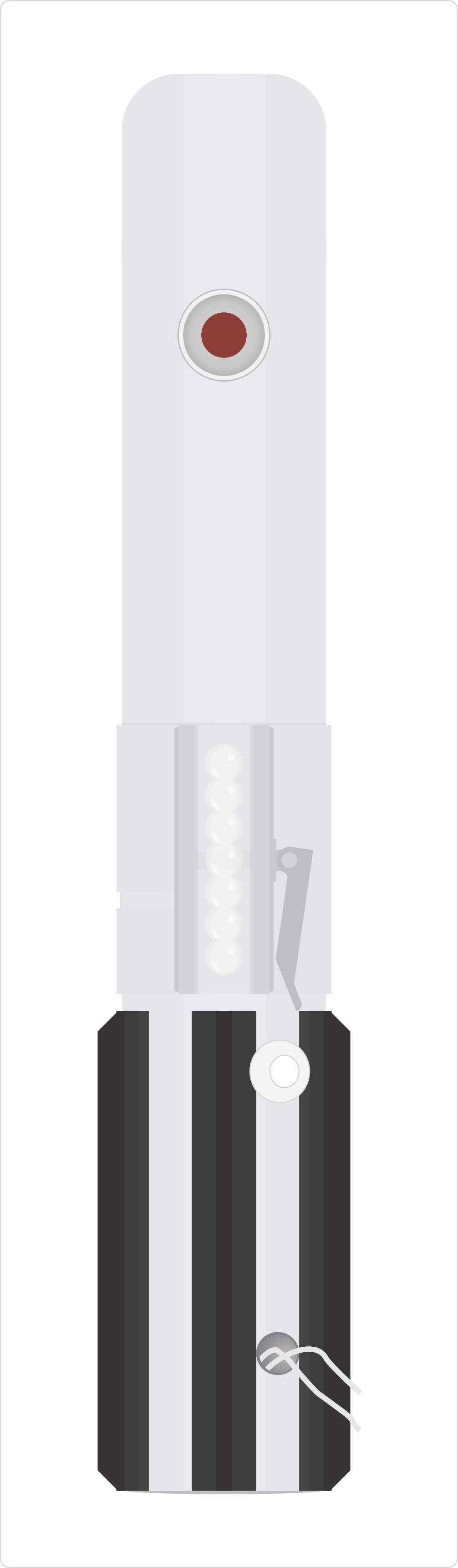 This Saber Can Be Seen The First Time Luke Ignites - Luke Vader Stunt Lightsaber (1006x3444), Png Download