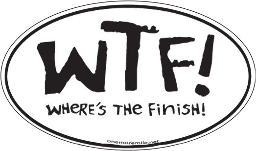 Car Magnet "wtf - Wtf Where's The Finish (540x540), Png Download