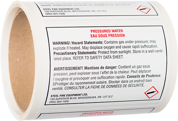 Pressure Water Blank Label, Sds Format - Label (700x679), Png Download