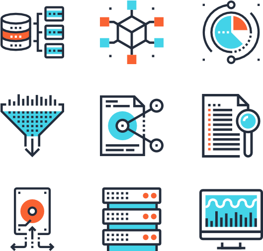 Data Management 25 Icons - Data Management Icon Vector (600x564), Png Download
