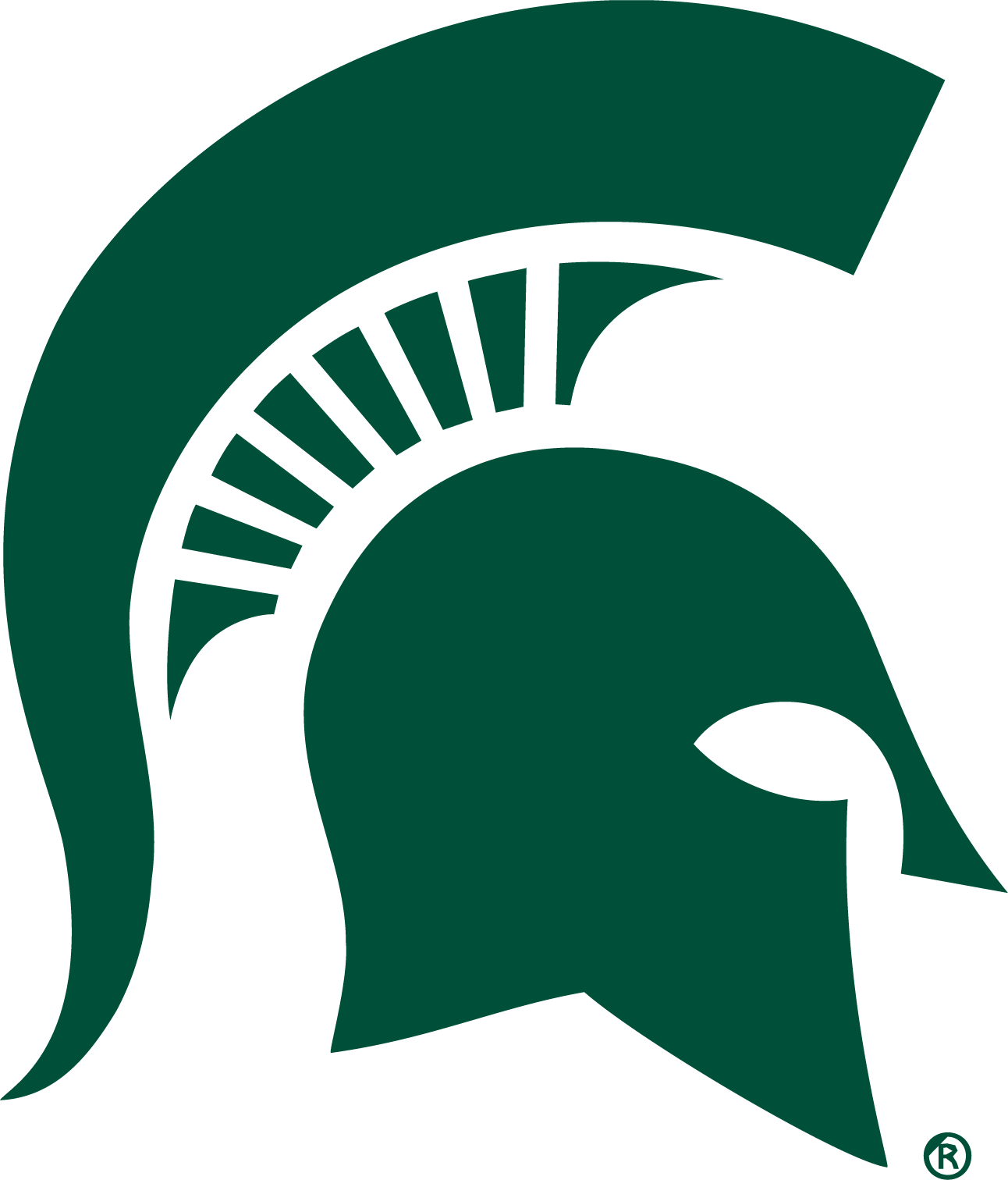 Michigan State University - Michigan Spartans (1292x1512), Png Download