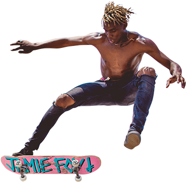Shirtless Skater In Air Png - Png People Skateboarding (487x480), Png Download