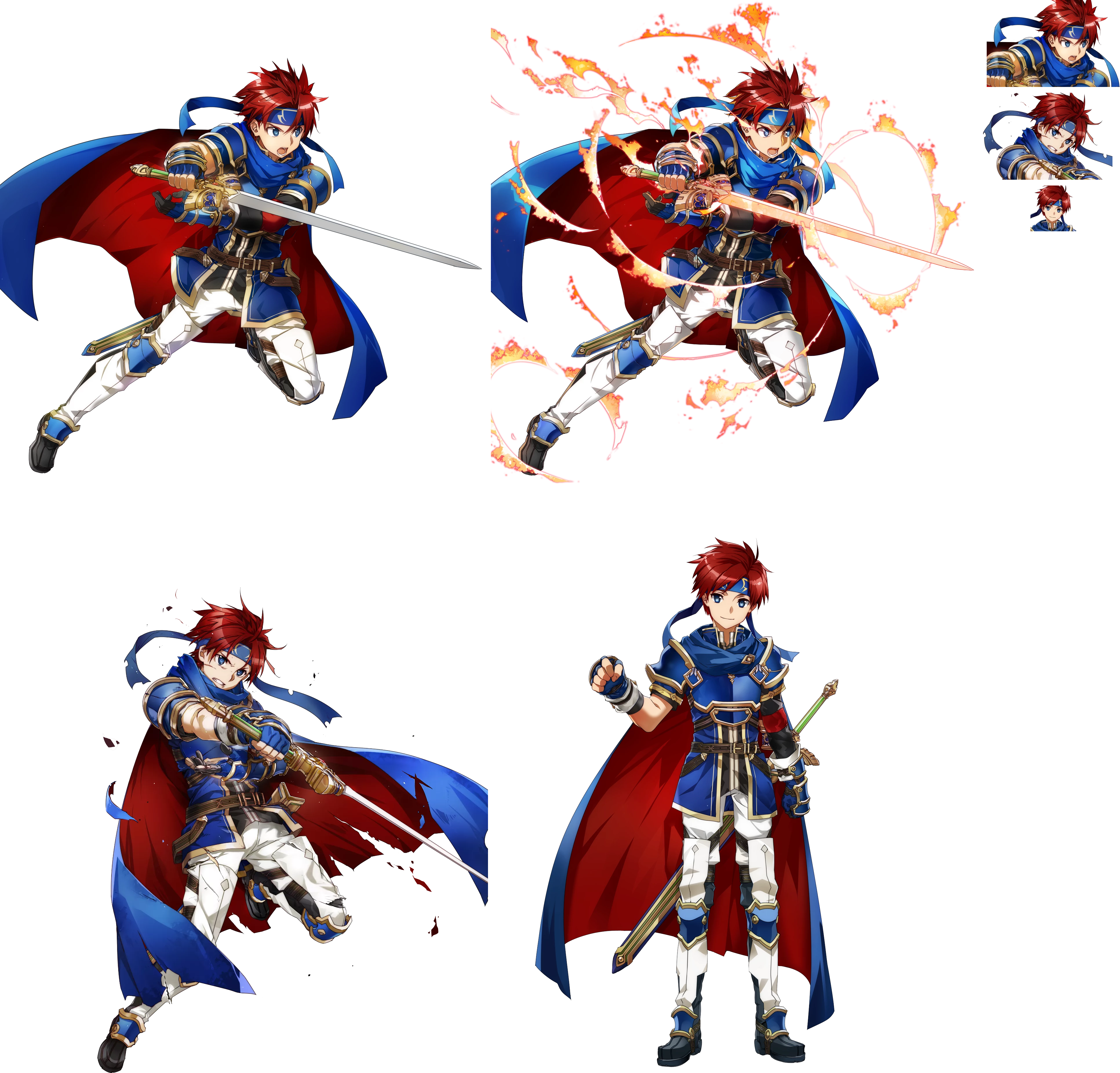 Click For Full Sized Image Roy - Roy Fire Emblem Heroes Png (3865x3702), Png Download