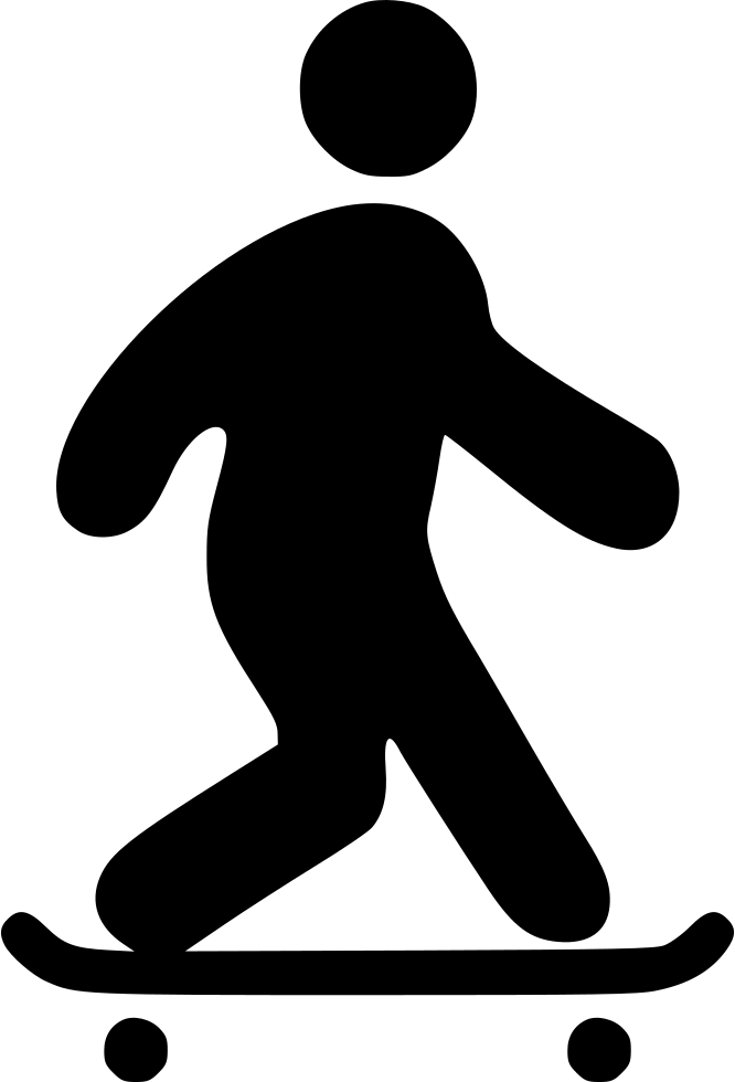 Png File - Skateboarding (666x980), Png Download