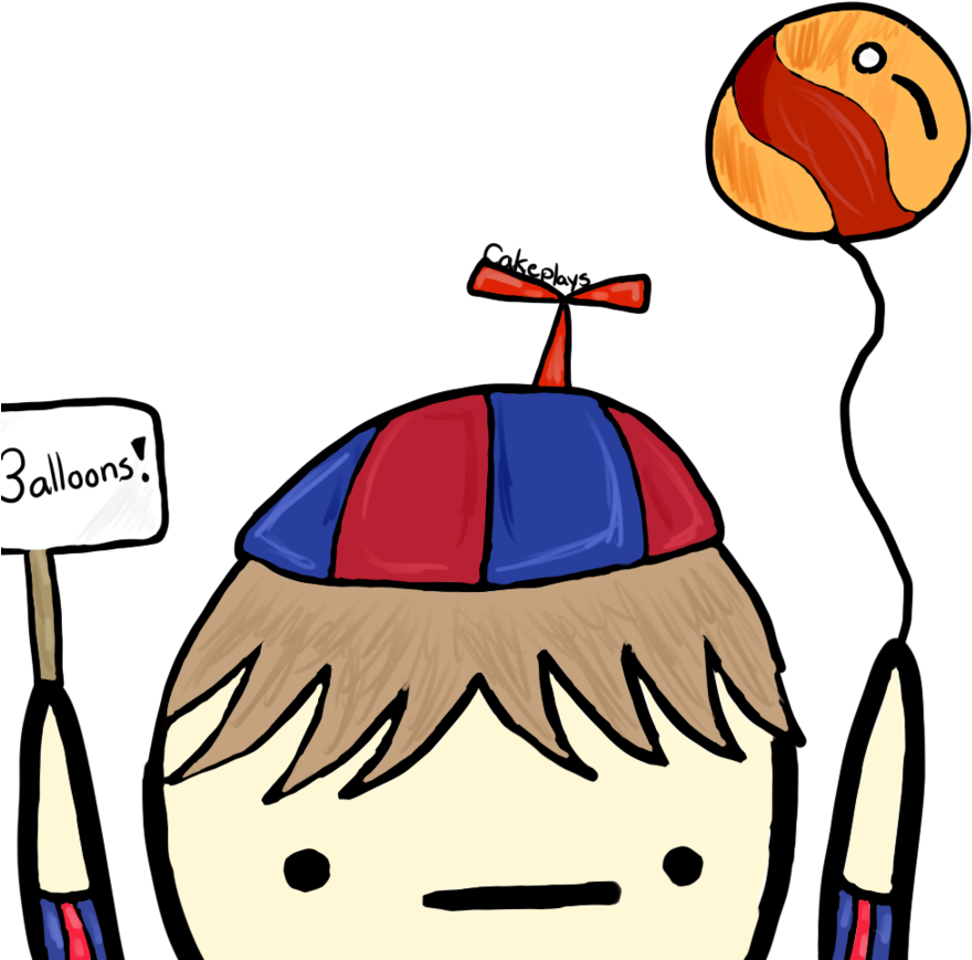 Derpy Balloon Boy By Cakeplays On Deviantart - Fnaf Derp Balloon Boy (900x900), Png Download
