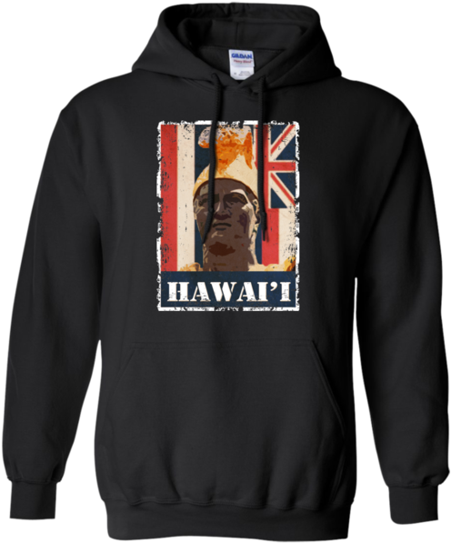 Hawai'i King Kamehameha Pullover Hoodie 8 Oz, Hoodies, - Rick And Morty Schwifty Hoodie (600x600), Png Download