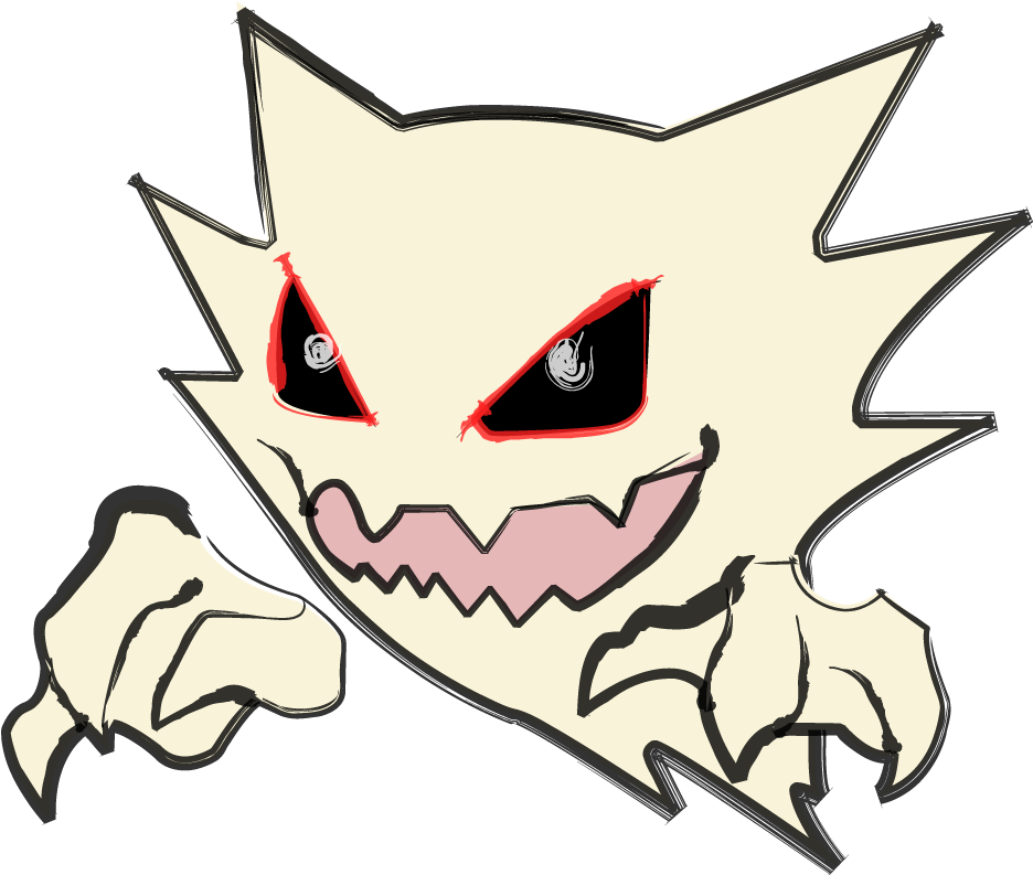 Haunter Okami = Dat - Work Of Art (999x853), Png Download