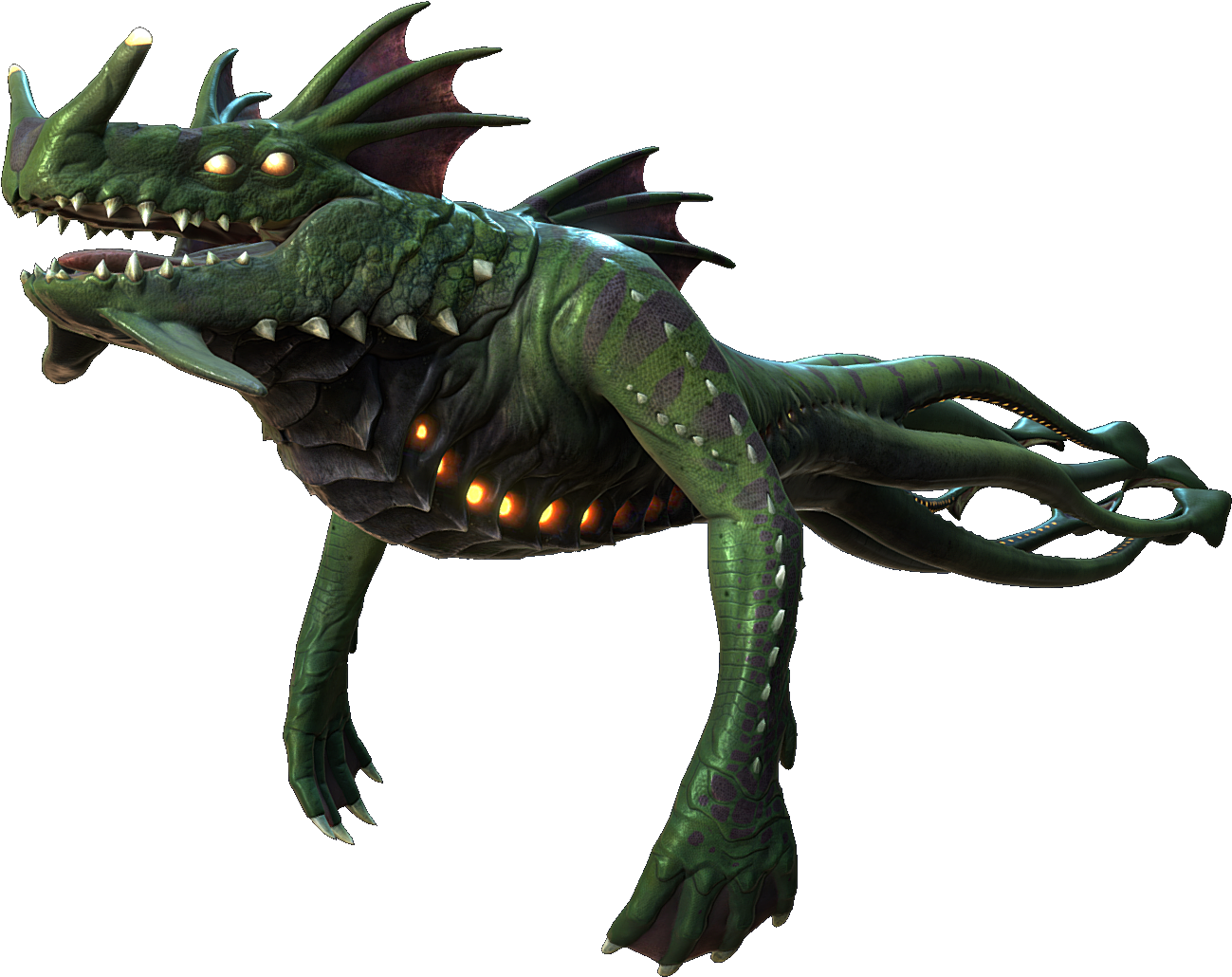 Png Royalty Free Library Leviathan Subnautica Wiki - Sea Dragon Leviathan (1350x1080), Png Download