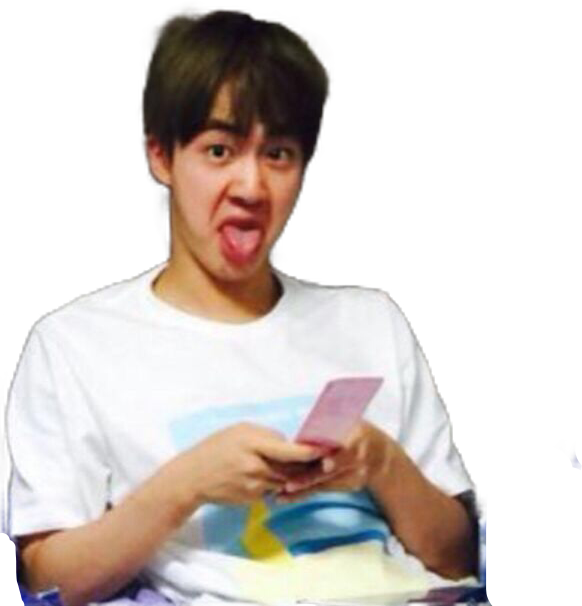 Banner Transparent Jin Seokjin Kim Derp Face Bts Bangtan - Bts Jin Derp Face (582x606), Png Download
