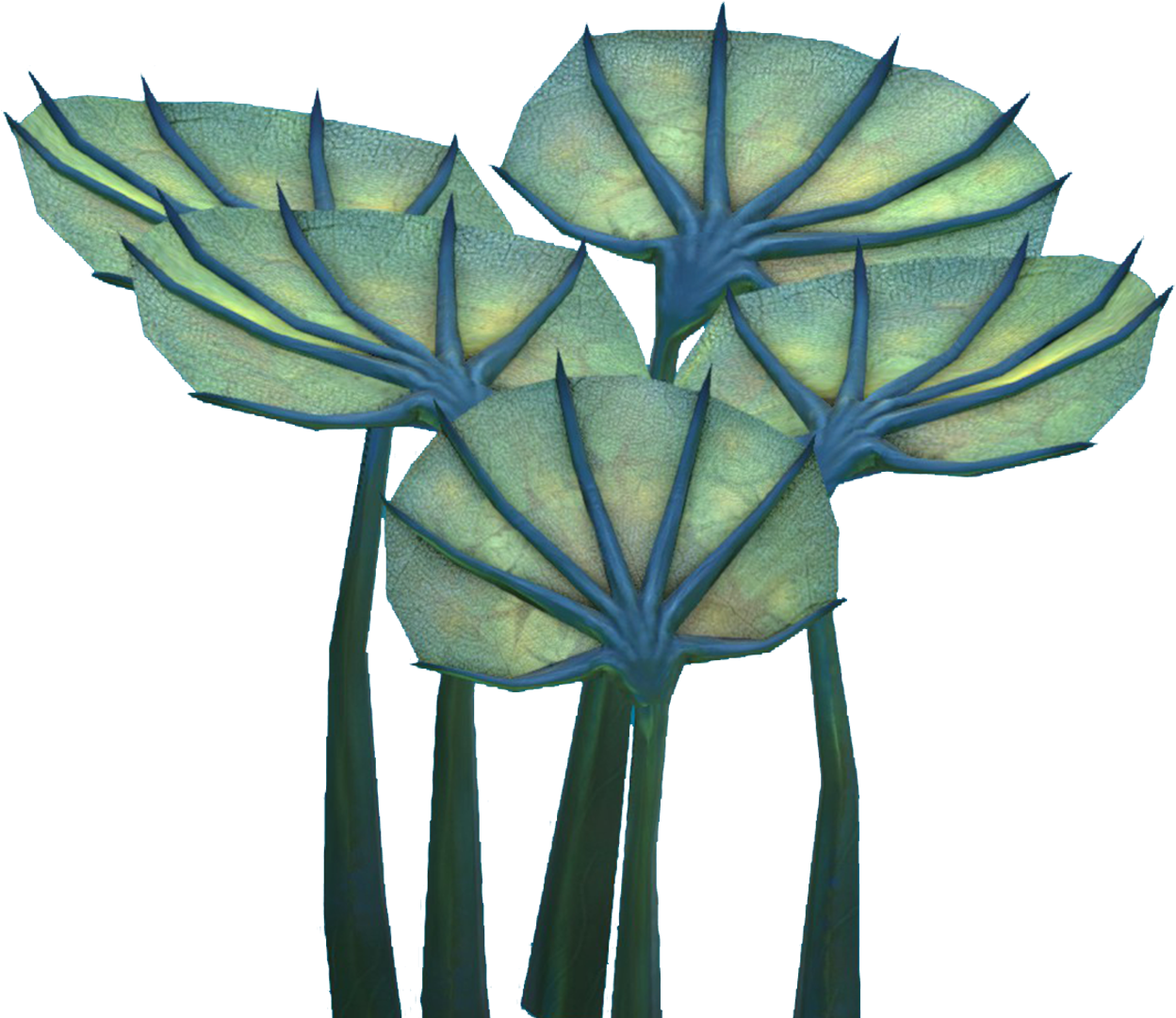 Pygmy Fan - Subnautica Flora (1920x1080), Png Download