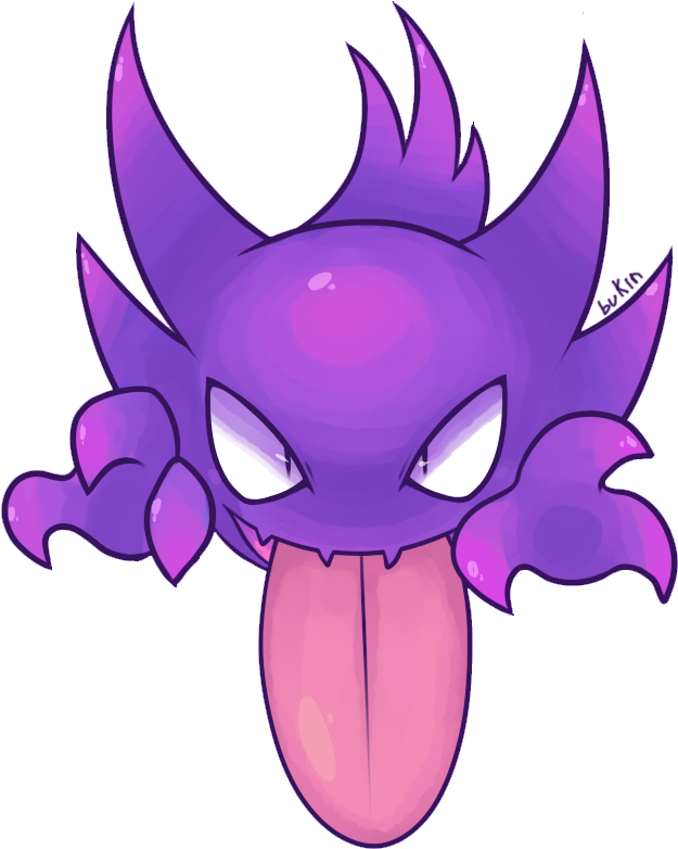 Haunter By Bukin-d7x1coa - Haunter Pokemon Fan Art (708x794), Png Download