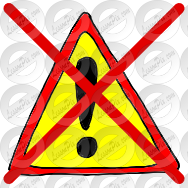 Danger Clipart Proceed With Caution - Not Run In The Classroom (380x380), Png Download