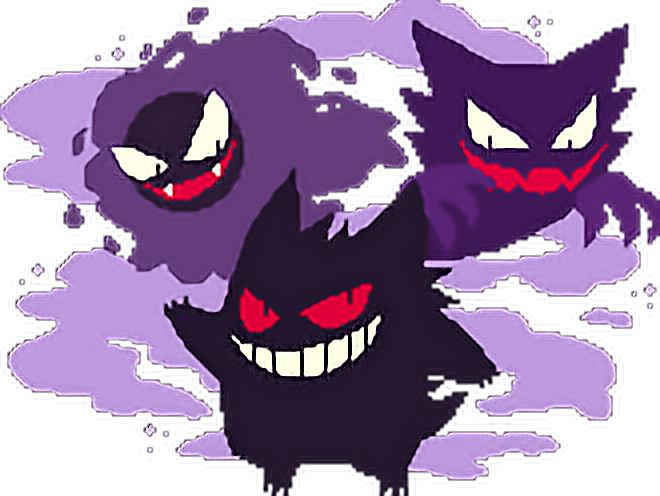Report Abuse - Gengar Kawaii (660x496), Png Download