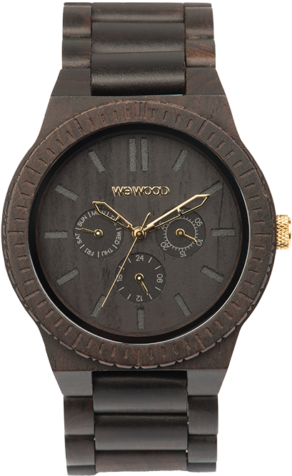 Wewood Kappa Black Gold - Wewood Uk Kappa Watch - Black Gold (573x800), Png Download
