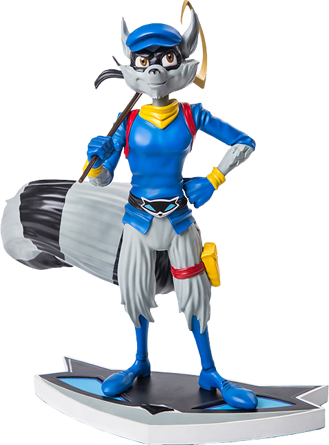 Sly Cooper 3 Classic Edition Statue - Action Figure (480x648), Png Download