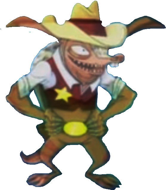 Image Screen Shot 2013 04 09 At 8 16 26 Am Png Sly - Sheriff Toothpick Sly Cooper (597x670), Png Download