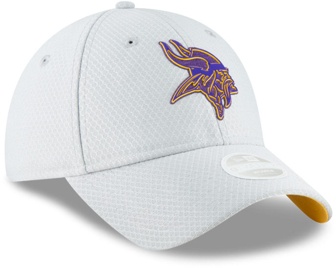 Women's Minnesota Vikings New Era 2018 Gray Training - Baseball Cap (1024x819), Png Download