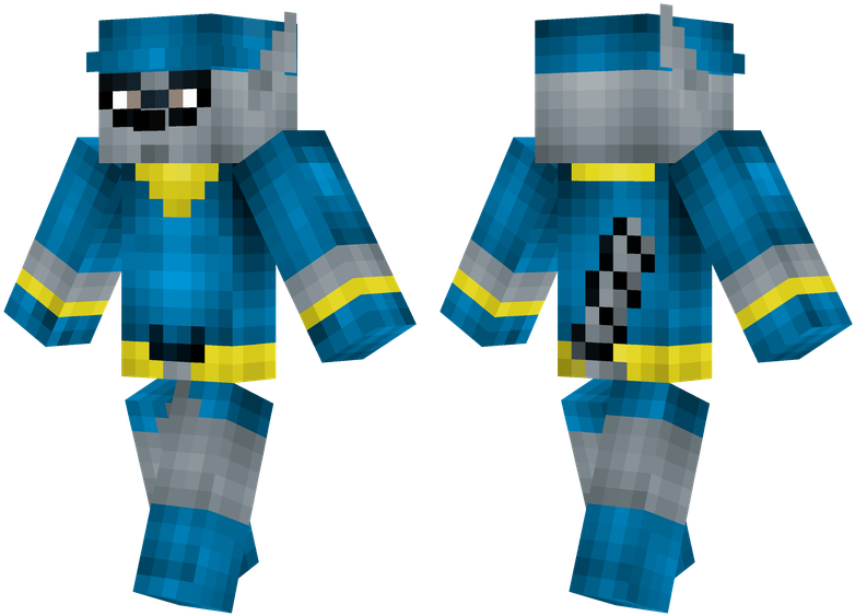Sly Cooper - Red Spy Skin Minecraft (804x576), Png Download