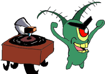 “ Quick Little Doodle Of Plankton ” - Plankton (500x261), Png Download