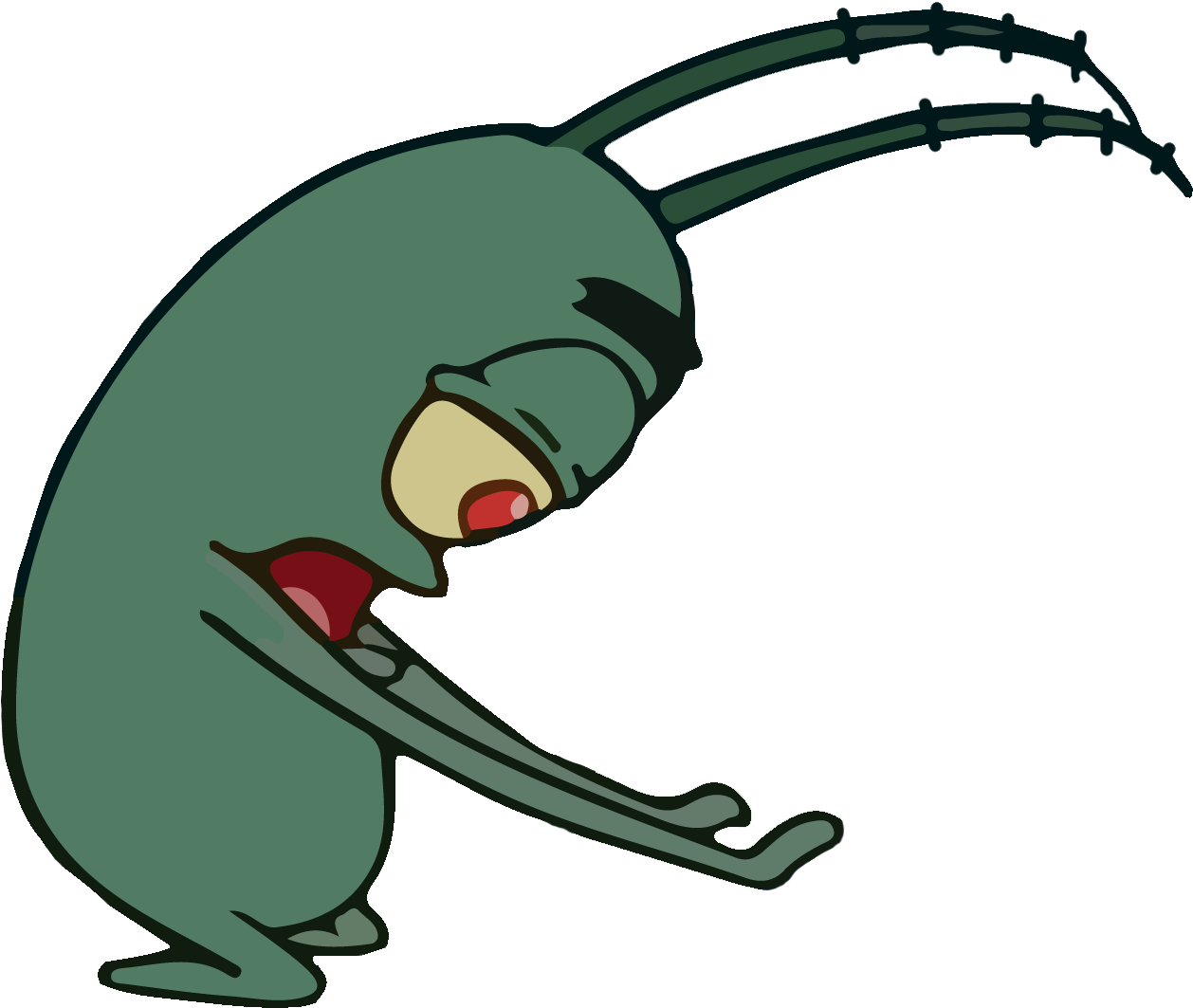 Plankton Plantilla (1206x1024), Png Download