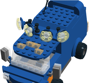 1 / - Lego Sly Cooper Van (640x337), Png Download