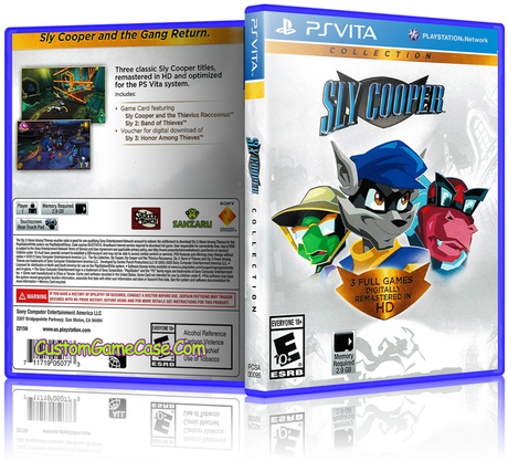 Sly Cooper Collection - Sony Sly Cooper Collection Ps Vita (500x428), Png Download