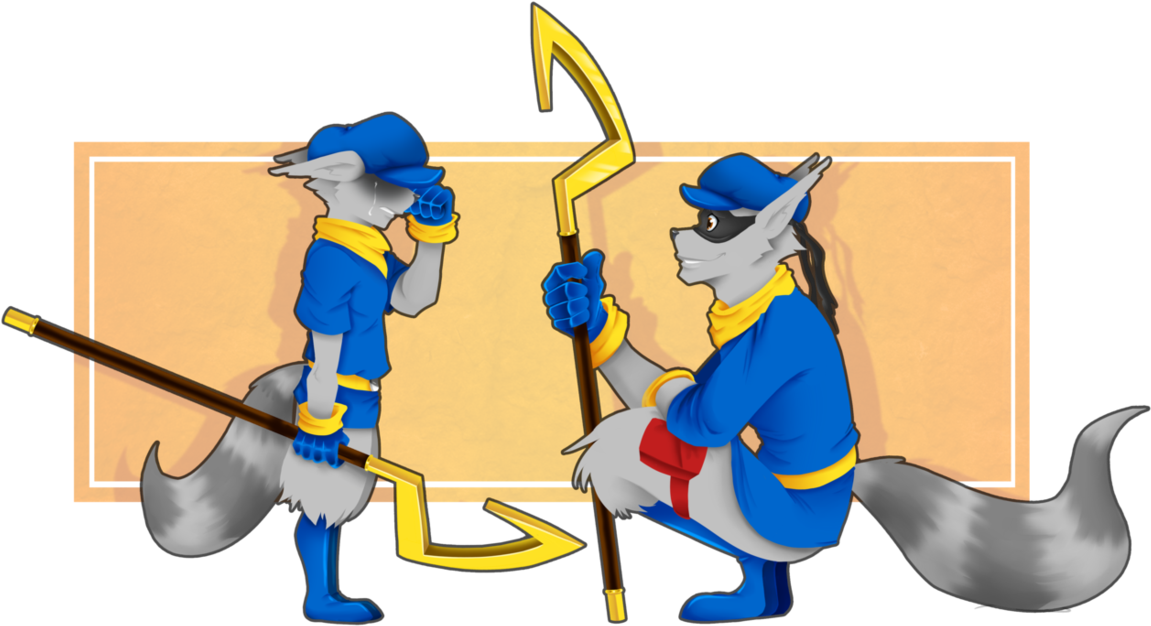 Sly - Sly Cooper Baston (1172x681), Png Download