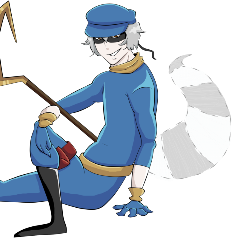 Sly Cooper My Art Sly Games Humanization Humanized - Sly Cooper (783x1019), Png Download