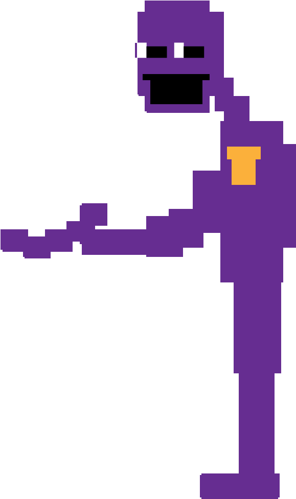 Download The Purple Guy Fnaf Purple Man Sprite Transparent PNG Download SeekPNG