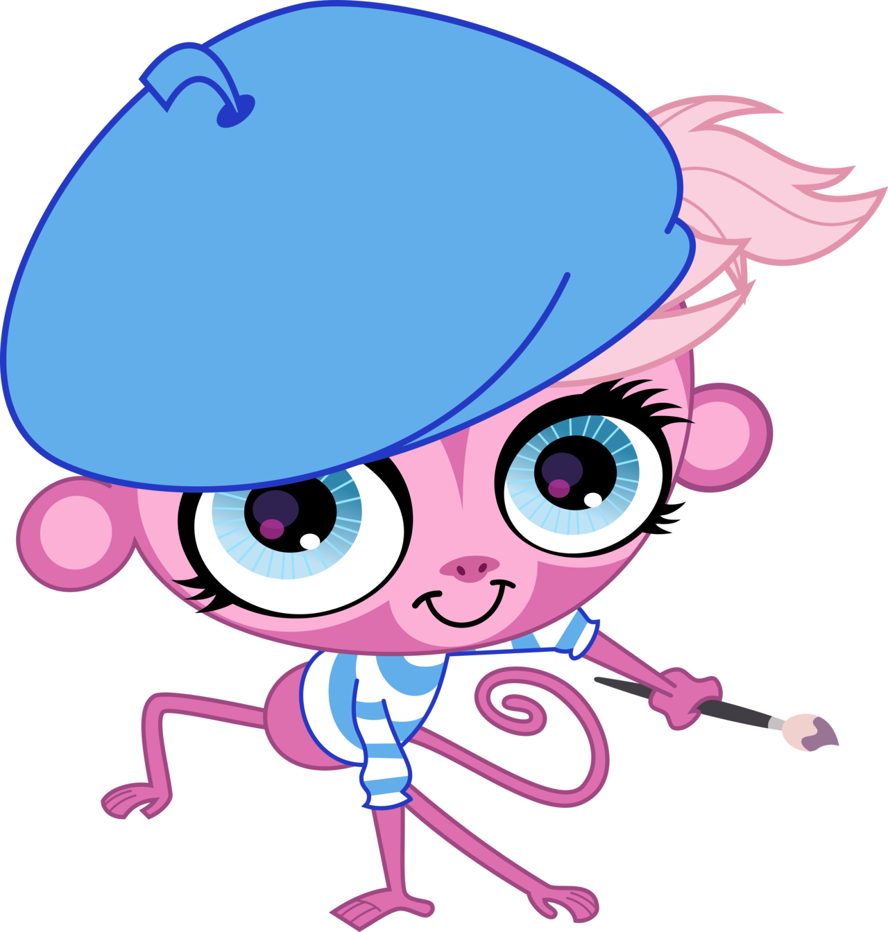 Blythe Style Minka By Fercho262-d695341 - Littlest Pet Shop Minka's Cousin (1280x1344), Png Download