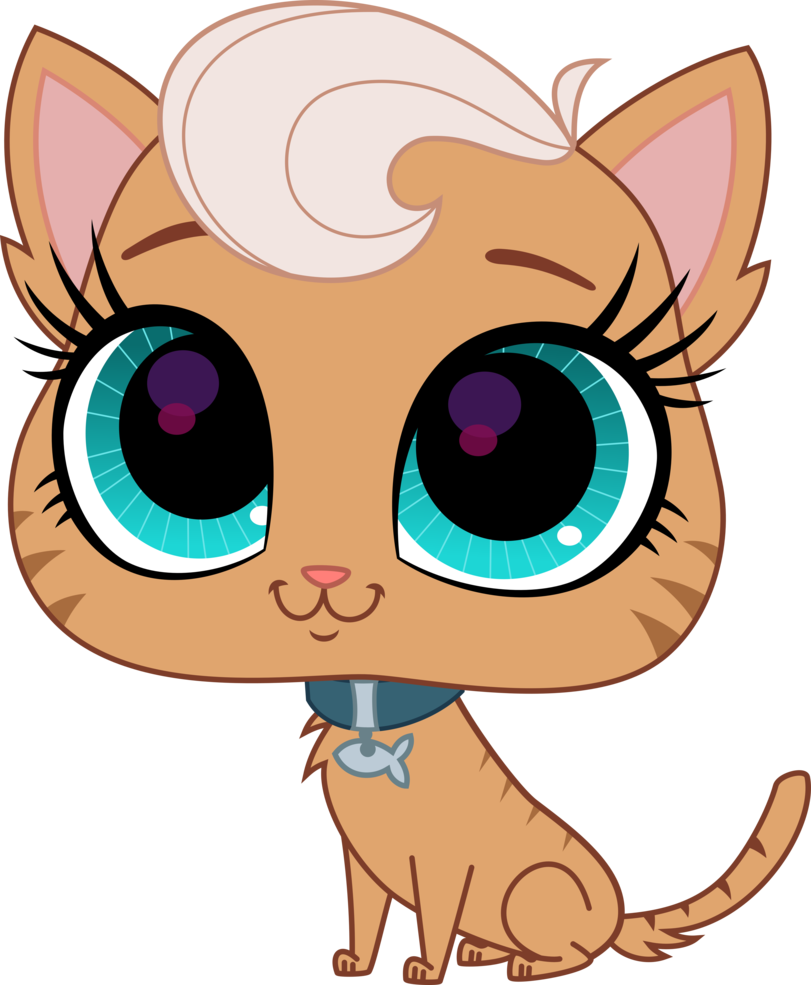 Meow-meow By Fercho262 On Deviantart Clipart Library - Littlest Pet Shop Cat Cartoon (811x985), Png Download