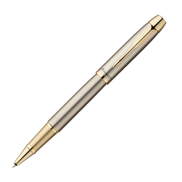 Parker Im Stainless Steel Gold Trim Rollerball Pen - 2019 Louisville Slugger Lxt (626x626), Png Download