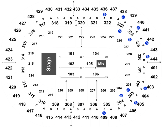 Section 108 Honda Center (525x415), Png Download
