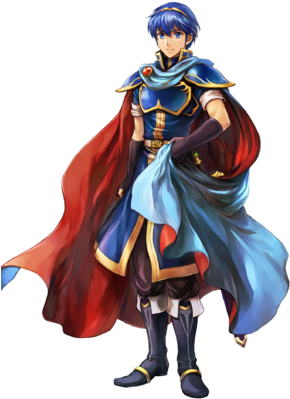 Marth Altean Prince Face - Marth Fire Emblem Heroes (340x408), Png Download