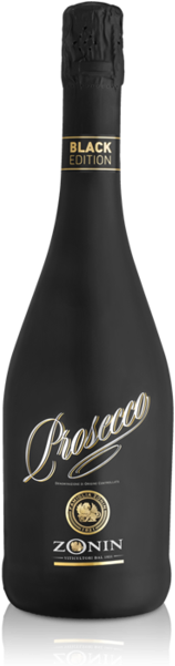 Nv Zonin Prosecco Black Label - Zonin Prosecco Brut (343x600), Png Download