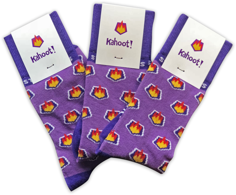 Kahoot Socks - Kahoot! (982x1024), Png Download