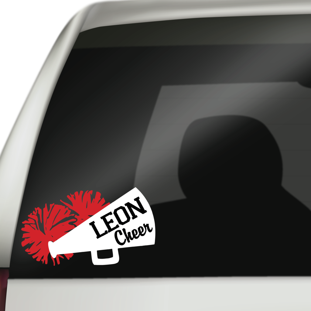Vinyl Decal, Personalized Cheer Team - Decal (1024x1024), Png Download