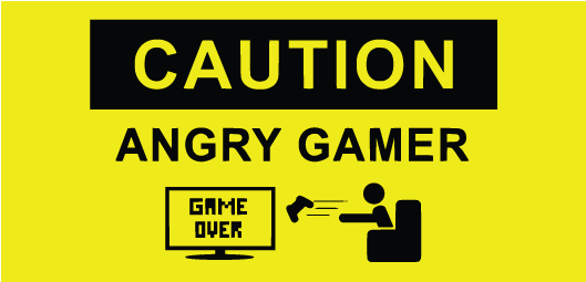 Caution Angry Gamer - Im A Good Gamer (528x528), Png Download