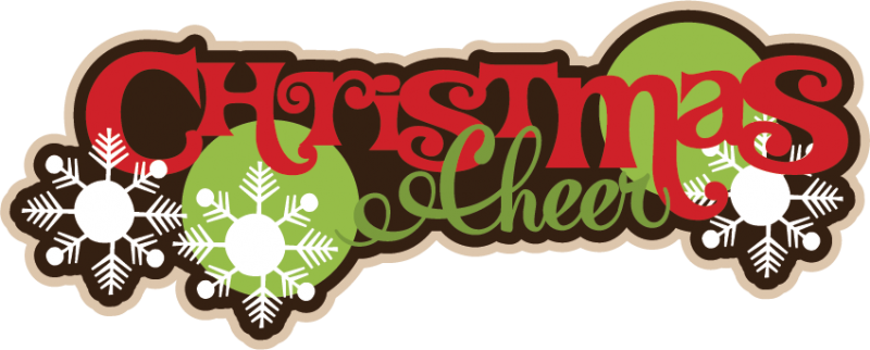 Christmas Cheer Svg File For Scrapbooking Cute Christmas - Christmas Cheer (800x322), Png Download