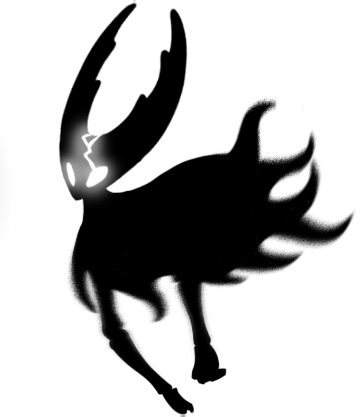 The Hollow Knight Shade - Hollow Knight (360x417), Png Download