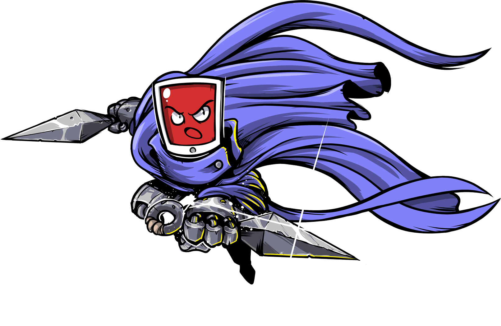 I Didn't Know What A Kunai Was, Until I Found Kunai - Cartoon (1024x666), Png Download