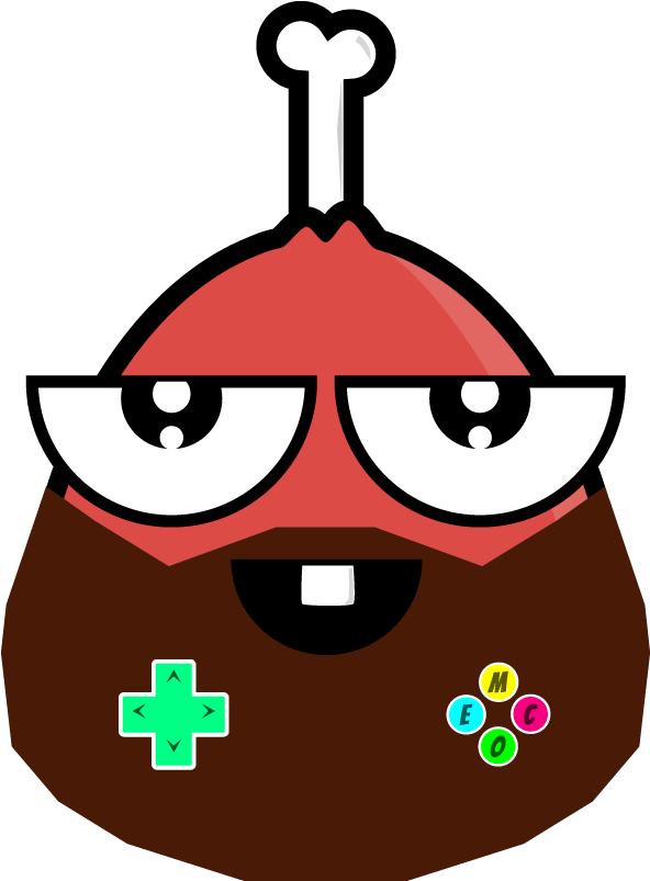 So I Original Made The Meat Character With The Gaming (1000x1000), Png Download