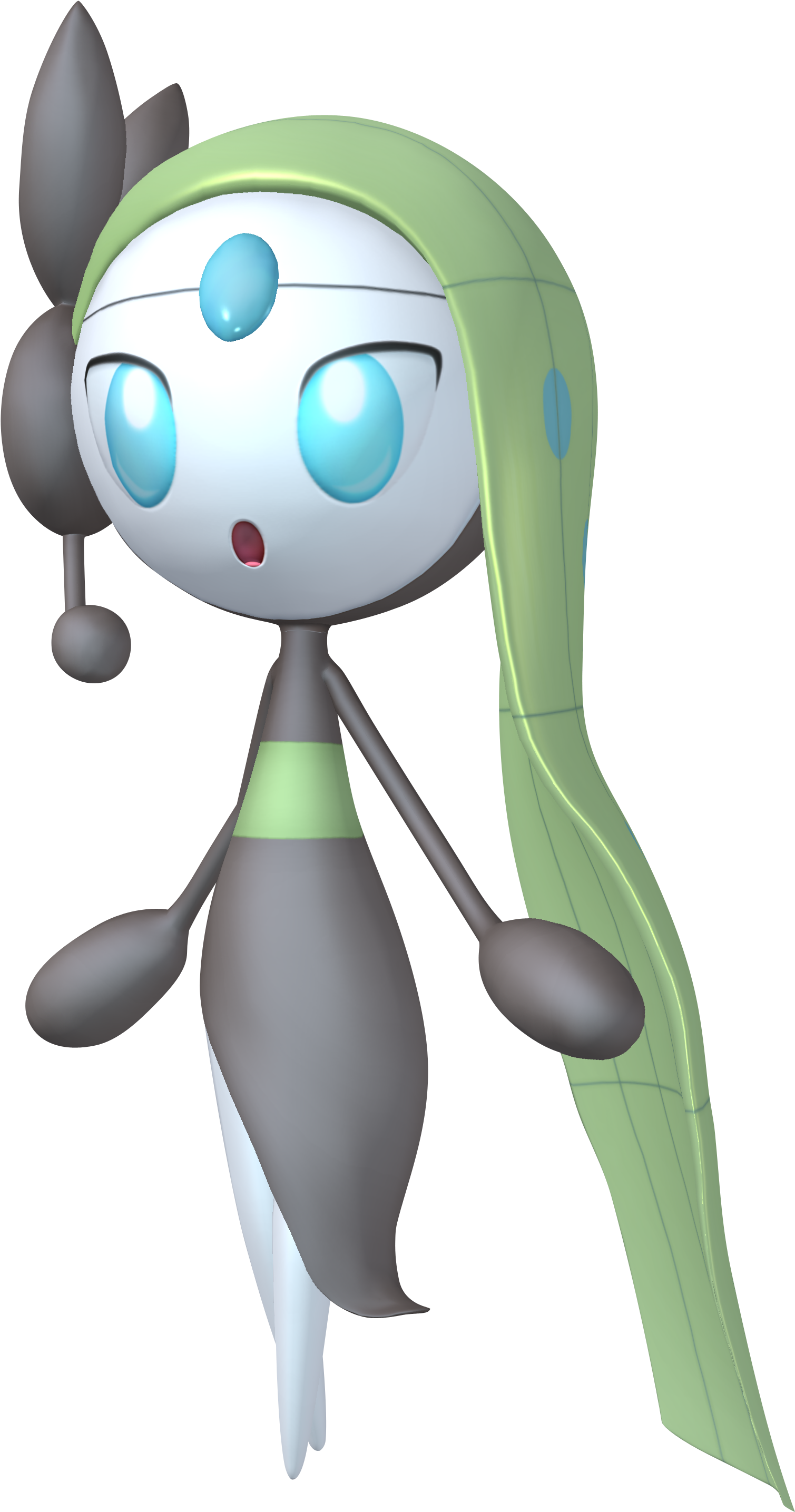 An Error Occurred - Pokemon Meloetta Em 3d (3072x3072), Png Download