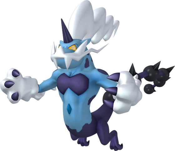 642thundurus-therian 3d Pro - 3d Pokemon (560x485), Png Download