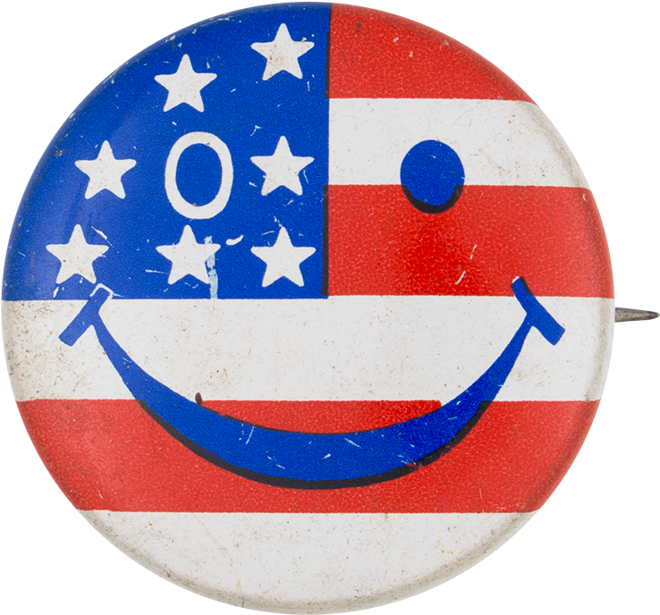 American Flag Smiley - Museum (1000x825), Png Download