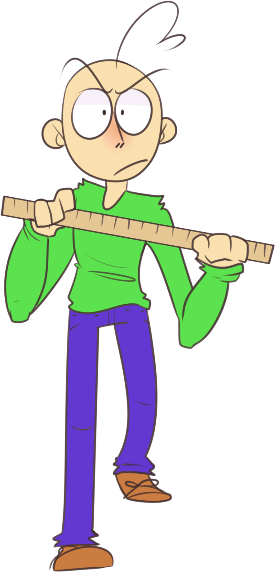 “quick Baldi ” - Baldi Dibujo (967x1920), Png Download