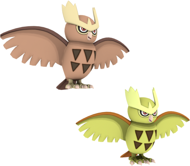 Noctowl Free 3d Model - Noctowl 3d Model (620x537), Png Download